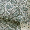Morrocan Paisley Long-Staple Cotton Quilt Set, Full/Queen, Grey
