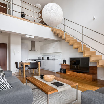 Contemporary Stylish living room, Redmond, WA