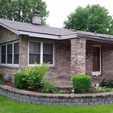 Covered Porch Reconstruction & Roof Replacement Before