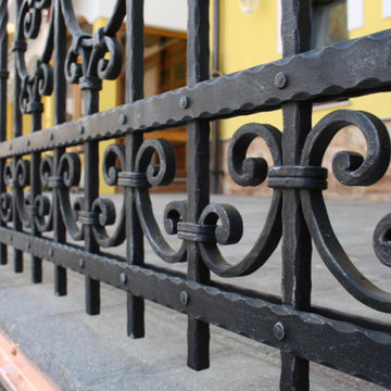 Hand Forged Terrace Fence