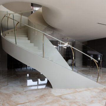 22Carat Penthouse, Palm Jumeirah, Dubai - Siller Treppen