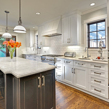 East Sac Tuxedo Kitchen. NAR Fine Carpentry. Sacramento. El Dorado Hills