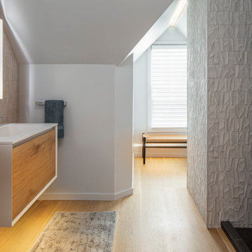 Contemporary Attic Primary Suite