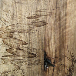 Bahut pyrograv&eacute; - Buffets And Sideboards