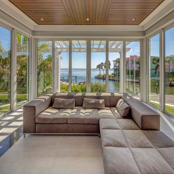 Sophisticated Island Style home with Contemporary Interiors on Longboat Key