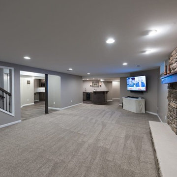 Finished Updated Basement Kitchen
