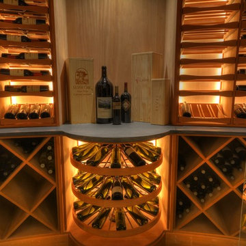 Houston Semi-Circular Wine Cellar