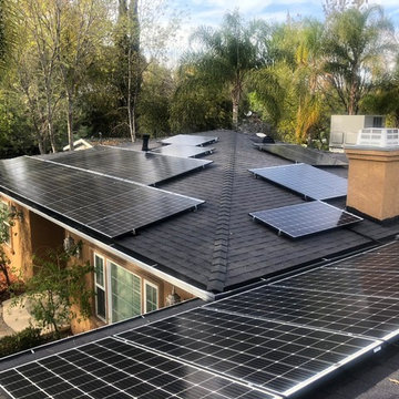 Mary's Solar System Instllation in Beverly Hills