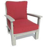 Highwood USA - Bespoke Chair, Firecracker Red/Coastal Teak - Welcome to highwood.  Welcome to relaxation.