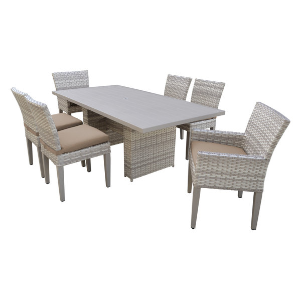 fairmont steel rectangular dining table