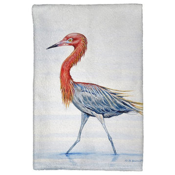 Reddish Egret Kitchen Towel - Two Sets of Two (4 Total)
