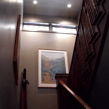 Prairie Style Stained Glass for Custom Home in Denver, CO