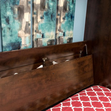 Belgian Chocolate Home Office and Guest Room Display - Campbell Showroom