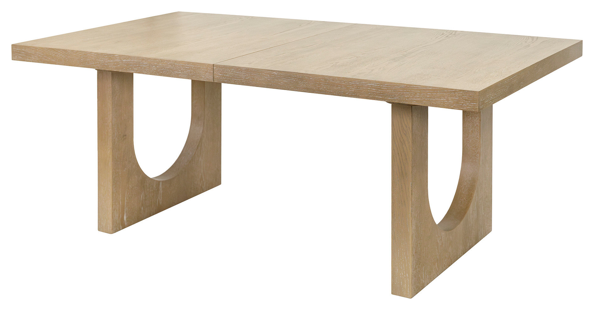 Modern Wood Kitchen Table, Dining Table, Light Brown Farmhouse