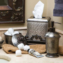 Gracious Goods Antique Silver Bathroom Collection - Bath Products