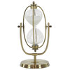 Glam Brass Glass Timer 58156