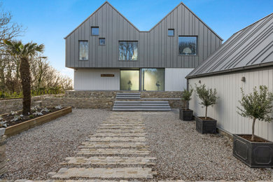 Inspiration for a contemporary house exterior in Devon.