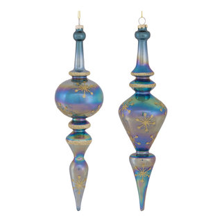 Irredescent Glass Ornament (Set of 6) main image 1