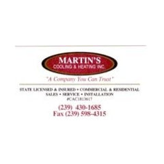 Martins Cooling & Heating, Inc. Martins Cooling &