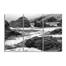 Ready2HangArt - Ready2hangart Bruce Bain 'Rock Cove' Canvas Wall Art - Prints And Posters
