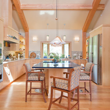 Contemporary Timber Frame Home