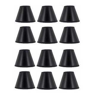 Upgradelights Black with Gold Trim 5 Inch Chandelier Shade 3x5x4 (Set of  6), Lampshades -  Canada