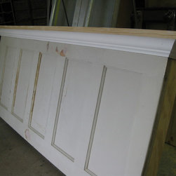 Headboard made from an old door - Headboards