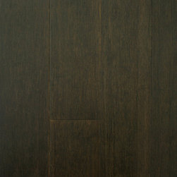 EcoFusion - EcoFusion Engineered Drop and Lock Strand Bamboo, Stone - Bamboo Flooring