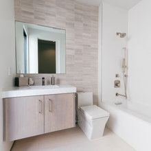 Small bathroom in studio room Sea Crest