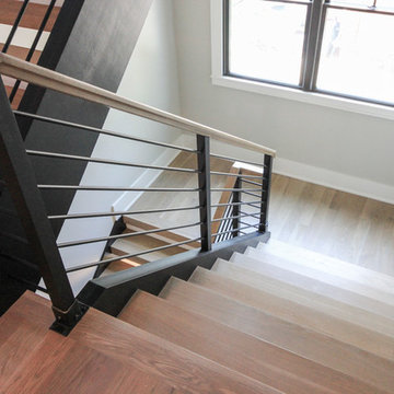 Project #52 | Minimalist Open Riser Stairway