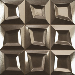 3-Dimensional Feature Tiles - Frame Antracita - Mosaic Tiles