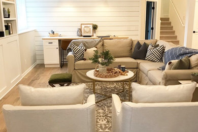 Family room - family room idea in Chicago