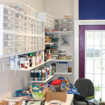 Garage Converted to Art Studio