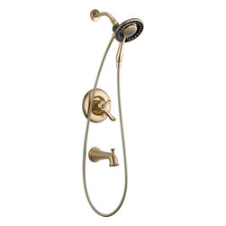 Delta Linden&trade; Monitor&reg; 17 Series Tub and Shower with In2ition&reg; Two-in-One Shower - Tub And Shower Faucet Sets