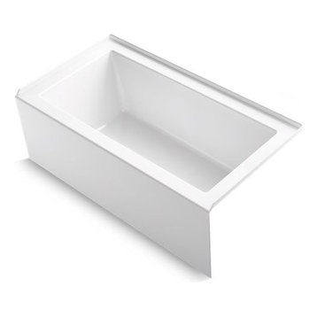Kohler Underscore 60" X 32" Alcove Bath w/ Right-Hand Drain, White