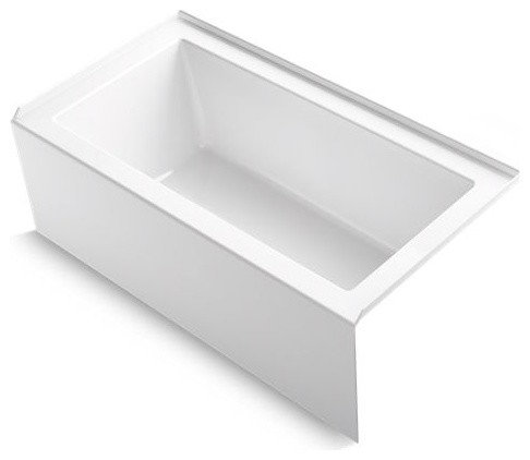 Kohler Underscore 60" X 32" Alcove Bath w/ Right-Hand Drain, White