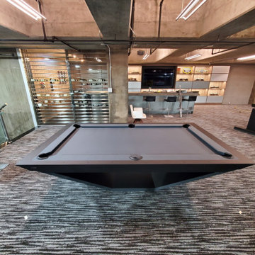 Luxury Stealth Billiards Table for Dallas Estate
