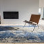 Mad Men Blue Abyss Area Rug, 60x90 cm