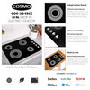 30" Electric Ceramic Glass Cooktop, Black With 4 Electric Burners