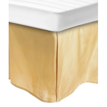 300 Thread Count Egyptian Cotton Bed Skirt, Gold, Twin