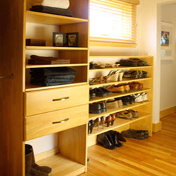 Closet Organizer Systems  -  Made with Real  Solid Wood - Closet Organizers