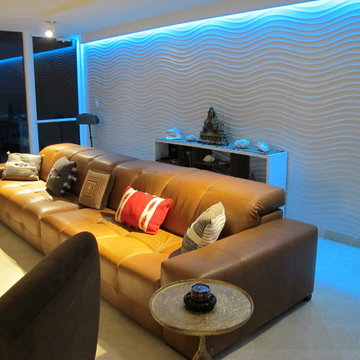 COLOR CHANGING LIVING ROOM LIGHTING