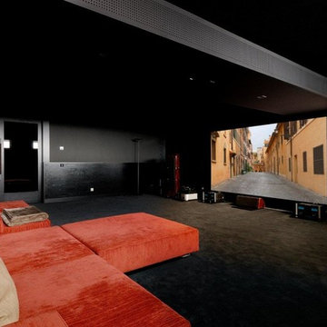 SALA DE CINE EN VIVIENDAS DE MADRID