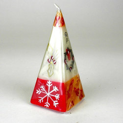 Nobunto - Hand Painted Candle -Pyramid, Kimeta Design, Nobunto - Candles