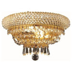 Elegant Lighting - Primo Wall Sconce, Gold, Royal Cut Crystals - Light Blubs: 2