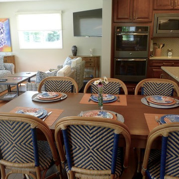 Spacious kitchen with room to entertain.