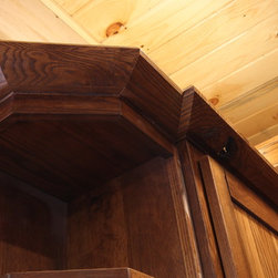 Coe Hill, Ontario   Rustic Wormy Ash Cottage Kitchen - Products