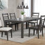Sunset Trading Shades of Gray Extendable Dining Table