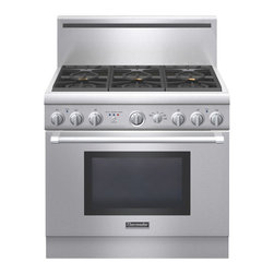 Thermador 36" Pro Harmony Dual Fuel Range, Stainless Steel | PRD366GHU - Gas Ranges And Electric Ranges