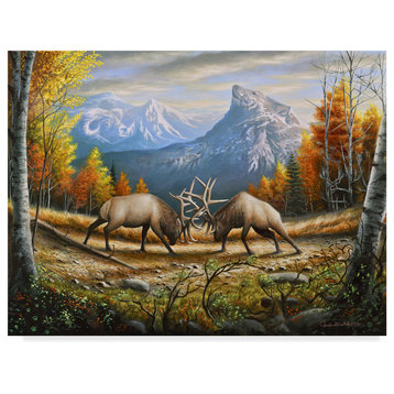 Chuck Black 'The Wild Frontier' Canvas Art, 24"x18"